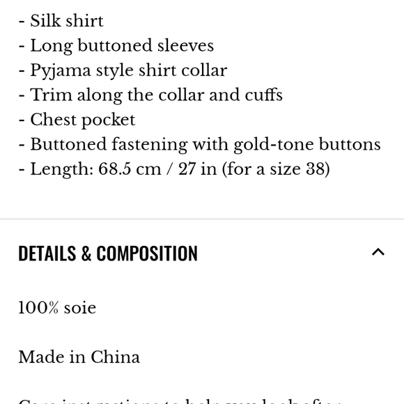 Sezane X G.Kero Elisa shirt silk - Picture 3 of 8